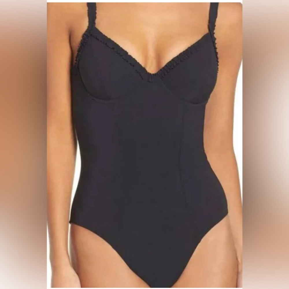 Tory Burch Black one piece swimsuit size medium
NWT